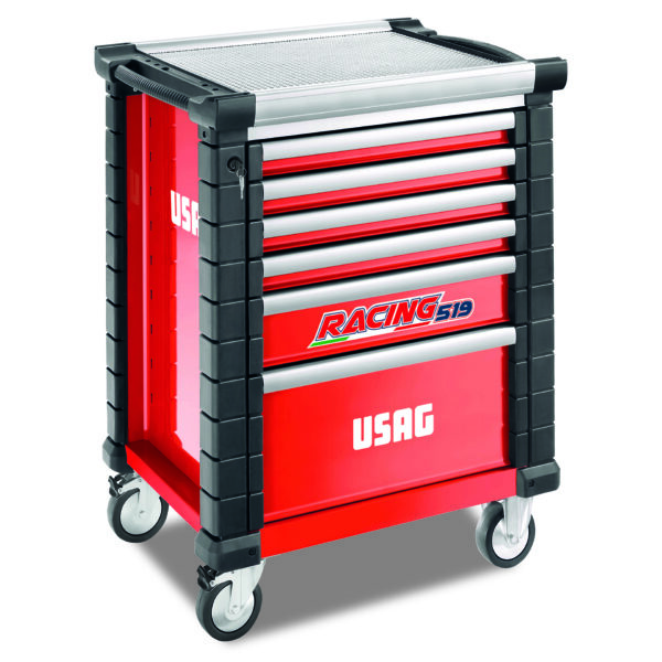 519 RS6/3V Carro RACING VERMELHO vazio USAG