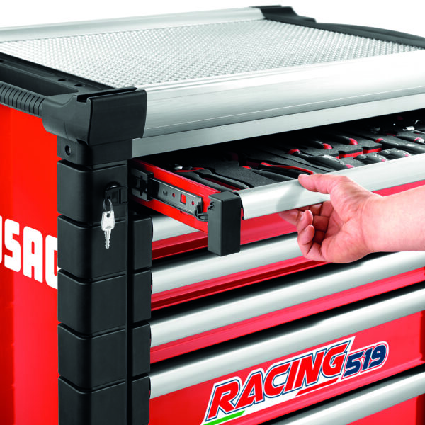 519 RS6/3V Carro RACING VERMELHO vazio USAG