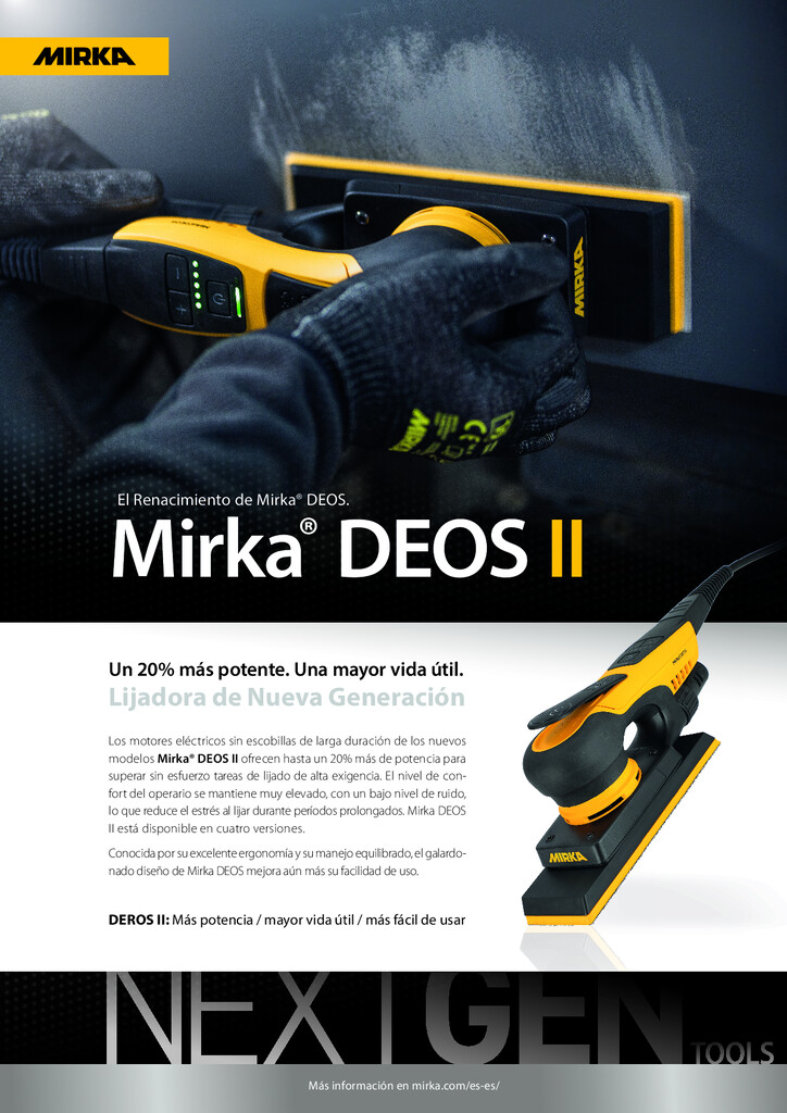 thumbnail of MIRKA – Lixadora Eletrica Orbital DEOS II